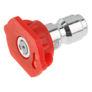 Веерная насадка для очистителя высокого давления Wortex PW 1740 (красная) веер 0 град. (высокое давл