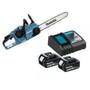 Аккум. пила цепная MAKITA LXT DUC 353 Z шина 35 см(14"), 3/8, 1.1 мм + АКЦИЯ (2 аккумулятора и ЗУ)