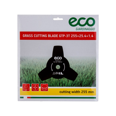 Нож для мотокосы 3 зуб. 255х1.4х25.4 мм ECO Нож для мотокосы 3 зуб. 255х1.4х25.4 мм ECO
