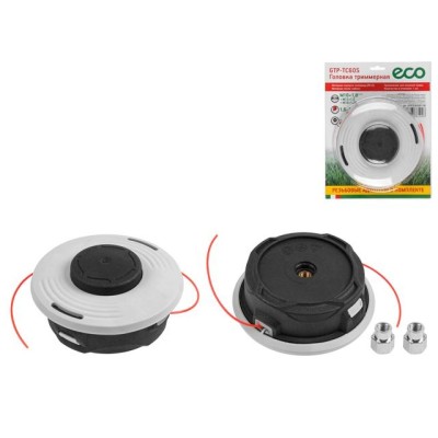 Головка триммерная ECO GTP-TC60S полуавт., блистер Головка триммерная ECO GTP-TC60S полуавт., блистер