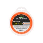 Леска ф 3.0 мм х 15 м кругл. сеч. DUAL-CUT STARTUL GARDEN