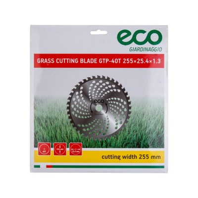 Нож для мотокосы 40 зуб. 255х1.3х25.4 мм ECO Нож для мотокосы 40 зуб. 255х1.3х25.4 мм ECO