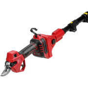 Аккум. секатор WORTEX CBS 2030 в кор. ALL1 SET, БЕСЩЕТ., 18 В, ветки до 28 мм + телескоп. штанга