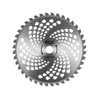 Нож для мотокосы 40 зуб. 255х1.3х25.4 мм ECO Нож для мотокосы 40 зуб. 255х1.3х25.4 мм ECO