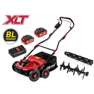 Аккум. аэратор-скарификатор WORTEX CAE 3736 ALL1 XLT SET БЕСЩЁТ.ДВИГ., 18В+18В, шир. 37 см Аккум. аэратор-скарификатор WORTEX CAE 3736 ALL1 XLT SET БЕСЩЁТ.ДВИГ., 18В+18В, шир. 37 см