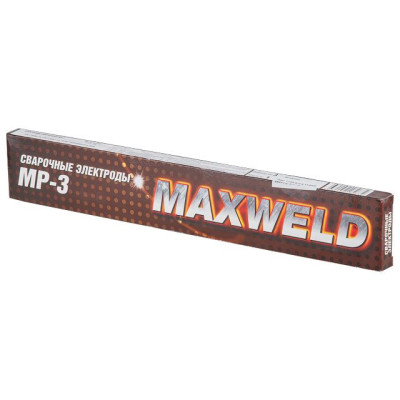 Электроды МР-3 ф 3мм (уп. 5 кг) MAXWELD Электроды МР-3 ф 3мм (уп. 5 кг) MAXWELD