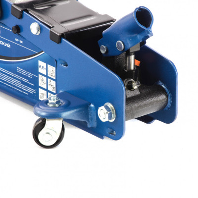 Домкрат гидравлический подкатной 2.5 т, с фиксатором, Safety Pin, 140-385 мм Stels Домкрат гидравлический подкатной 2.5 т, с фиксатором, Safety Pin, 140-385 мм Stels