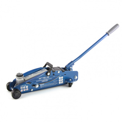 Домкрат гидравлический подкатной 2.5 т, с фиксатором, Safety Pin, 140-385 мм Stels Домкрат гидравлический подкатной 2.5 т, с фиксатором, Safety Pin, 140-385 мм Stels