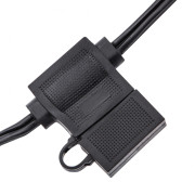 Компрессор автомобильный AC-37, 12 В, 7 атм, 37 л/мин, автомобильный предохранитель Denzel