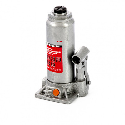 Домкрат гидравлический бутылочный, 6 т, h подъема 216-413 мм, в пластиковом кейсе Matrix Домкрат гидравлический бутылочный, 6 т, h подъема 216-413 мм, в пластиковом кейсе Matrix