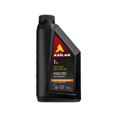 Масло моторное полусинтетическое для 4-тактных двигателей силовой и садовой техники ASILAK SAE 10W-4 Масло моторное полусинтетическое для 4-тактных двигателей силовой и садовой техники ASILAK SAE 10W-4