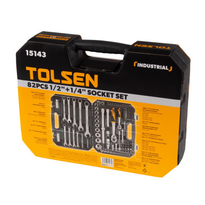 TOLSEN Набор инструментов универсальный, 82 предмета TOLSEN Набор инструментов универсальный, 82 предмета