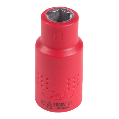 KING TONY Головка торцевая диэлектрическая шестигранная 1/2", 11 мм KING TONY Головка торцевая диэлектрическая шестигранная 1/2", 11 мм