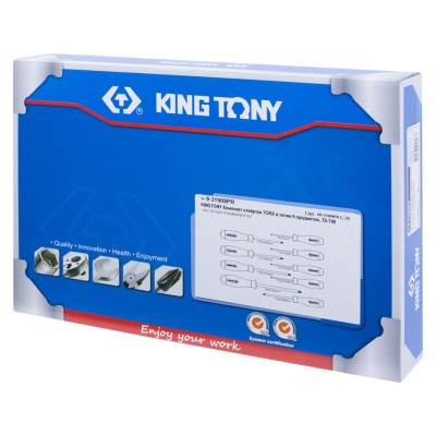 Набор отверток Torx, ложемент, 9 предметов KING TONY 9-31909PR Набор отверток Torx, ложемент, 9 предметов KING TONY 9-31909PR