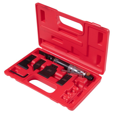 MIGHTY SEVEN Нож скребковый пневматический, 4200 кол/мин, с набором насадок, 6 предметов MIGHTY SEVEN Нож скребковый пневматический, 4200 кол/мин, с набором насадок, 6 предметов