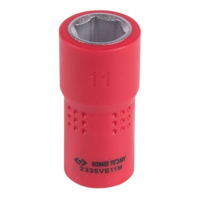 KING TONY Головка торцевая диэлектрическая шестигранная 1/4", 11 мм KING TONY Головка торцевая диэлектрическая шестигранная 1/4", 11 мм