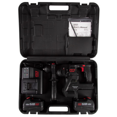 MIGHTY SEVEN Перфоратор аккумуляторный,18 В, 4 предмета, кейс MIGHTY SEVEN Перфоратор аккумуляторный,18 В, 4 предмета, кейс