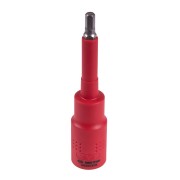 KING TONY Насадка (бита) торцевая диэлектрическая 1/2", HEX, 6 мм, L = 120 мм