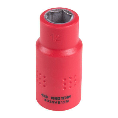 KING TONY Головка торцевая диэлектрическая шестигранная 1/2", 12 мм KING TONY Головка торцевая диэлектрическая шестигранная 1/2", 12 мм