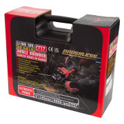 MIGHTY SEVEN Шлифмашина угловая (УШМ), 125 мм, 18 В, аккумуляторная, кейс