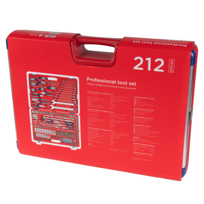 МАСТАК Набор инструментов универсальный, 212 предметов МАСТАК Набор инструментов универсальный, 212 предметов