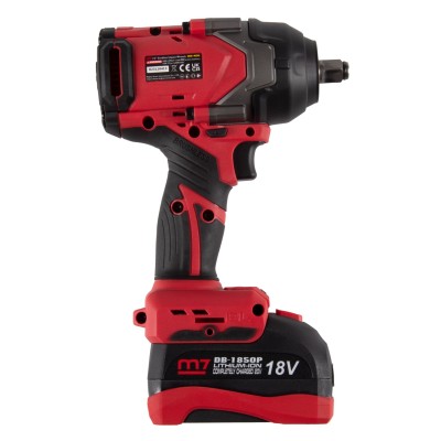 MIGHTY SEVEN Гайковерт аккумуляторный ударный 1/2", 1600 Нм, 18 В MIGHTY SEVEN Гайковерт аккумуляторный ударный 1/2", 1600 Нм, 18 В