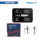 Набор инструментов "BASTION" в красной тележке, 204 предмета KING TONY 934-100MR