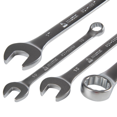 Набор комбинированных ключей, ложемент, 20 предметов МАСТАК 5-21120 Набор комбинированных ключей, ложемент, 20 предметов МАСТАК 5-21120