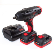 MIGHTY SEVEN Гайковерт аккумуляторный ударный 1/2", 1220 Нм, 18 В, 4 предмета, кейс