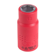 KING TONY Головка торцевая диэлектрическая шестигранная 1/2", 13 мм