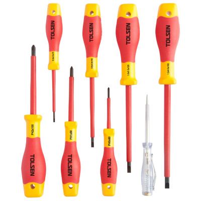 TOLSEN Набор отверток диэлектрических, 8 предметов TOLSEN Набор отверток диэлектрических, 8 предметов