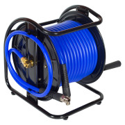 МАСТАК Шланг пневматический 8х12 мм, 20 м, на открытой катушке, полиуретановый, резьба 1/4"