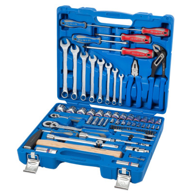 KING TONY Набор инструментов универсальный, 77 предметов KING TONY Набор инструментов универсальный, 77 предметов