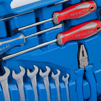 KING TONY Набор инструментов универсальный, 77 предметов KING TONY Набор инструментов универсальный, 77 предметов