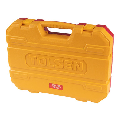 TOLSEN Набор инструментов диэлектрических, универсальный, 18 предметов TOLSEN Набор инструментов диэлектрических, универсальный, 18 предметов