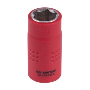 KING TONY Головка торцевая диэлектрическая шестигранная 3/8", 13 мм