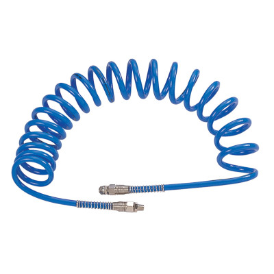 MIGHTY SEVEN Шланг пневматический 13х18 мм, 15 м, спиральный, полиуретановый, резьба 1/2" MIGHTY SEVEN Шланг пневматический 13х18 мм, 15 м, спиральный, полиуретановый, резьба 1/2"