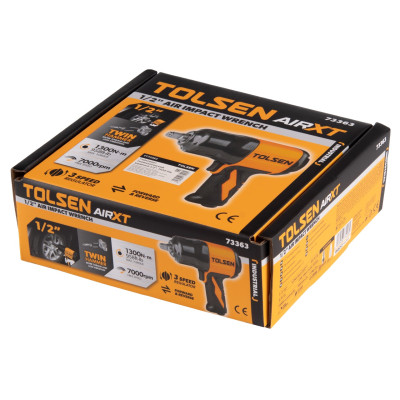 TOLSEN Гайковерт пневматический ударный 1/2", 1300 Нм TOLSEN Гайковерт пневматический ударный 1/2", 1300 Нм