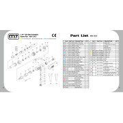 MIGHTY SEVEN Пневматическая бормашина (шарошка) 3 - 6 мм, 25000 об/мин