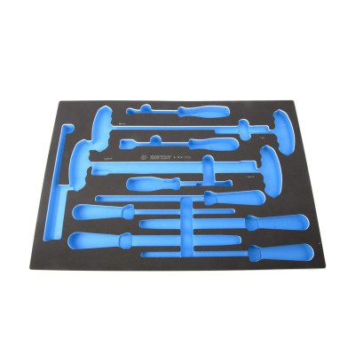 Ложемент для набора напильников, торцевых отверток, съемники клипс и металлическая щетка 9-90413TQV, EVA KING TONY 85811032B Ложемент для набора напильников, торцевых отверток, съемники клипс и металлическая щетка 9-90413TQV, EVA KING TONY 85811032B