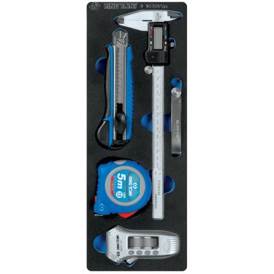 Набор измерительных инструментов, ложемент, 5 предметов KING TONY 9-90305TQV Набор измерительных инструментов, ложемент, 5 предметов KING TONY 9-90305TQV