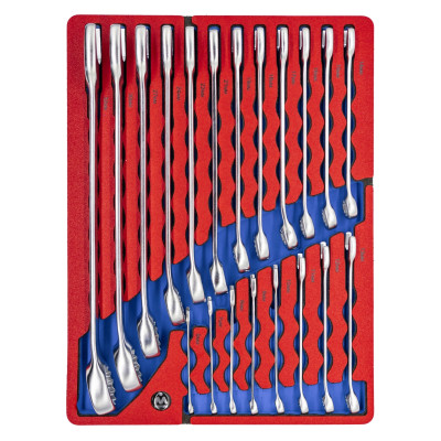 Набор комбинированных ключей, ложемент, 20 предметов МАСТАК 5-21120 Набор комбинированных ключей, ложемент, 20 предметов МАСТАК 5-21120