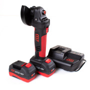 MIGHTY SEVEN Шлифмашина угловая (УШМ), 125 мм, 18 В, аккумуляторная, кейс