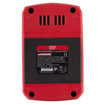 MIGHTY SEVEN Аккумулятор 18 В, 2,5 Ач MIGHTY SEVEN Аккумулятор 18 В, 2,5 Ач