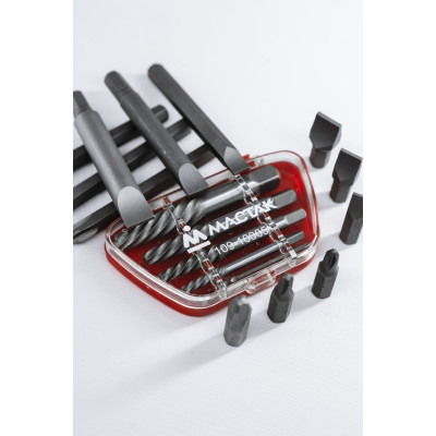 Набор демонтажный с ударной отверткой, ложемент, 24 предмета МАСТАК 5-19424 Набор демонтажный с ударной отверткой, ложемент, 24 предмета МАСТАК 5-19424