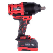 MIGHTY SEVEN Гайковерт аккумуляторный ударный 3/4", 1900 Нм, 18 В, 4 предмета, кейс