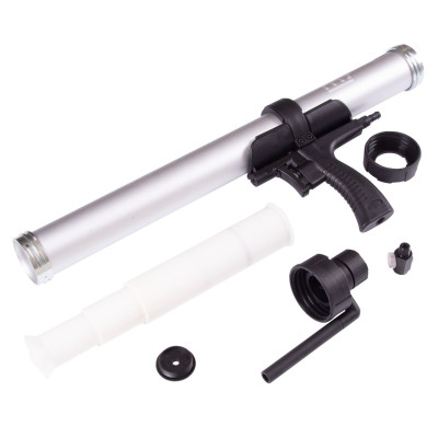 MIGHTY SEVEN Шприц для герметика пневматический 600 см3, для "колбас" MIGHTY SEVEN Шприц для герметика пневматический 600 см3, для "колбас"