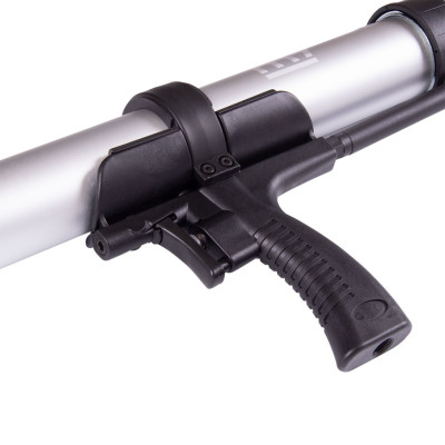 MIGHTY SEVEN Шприц для герметика пневматический 600 см3, для "колбас" MIGHTY SEVEN Шприц для герметика пневматический 600 см3, для "колбас"