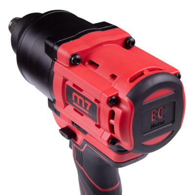 MIGHTY SEVEN Гайковерт аккумуляторный ударный 3/4", 1900 Нм, 18 В, 4 предмета, кейс MIGHTY SEVEN Гайковерт аккумуляторный ударный 3/4", 1900 Нм, 18 В, 4 предмета, кейс