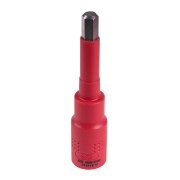KING TONY Насадка (бита) торцевая диэлектрическая 1/2", HEX, 10 мм, L = 120 мм